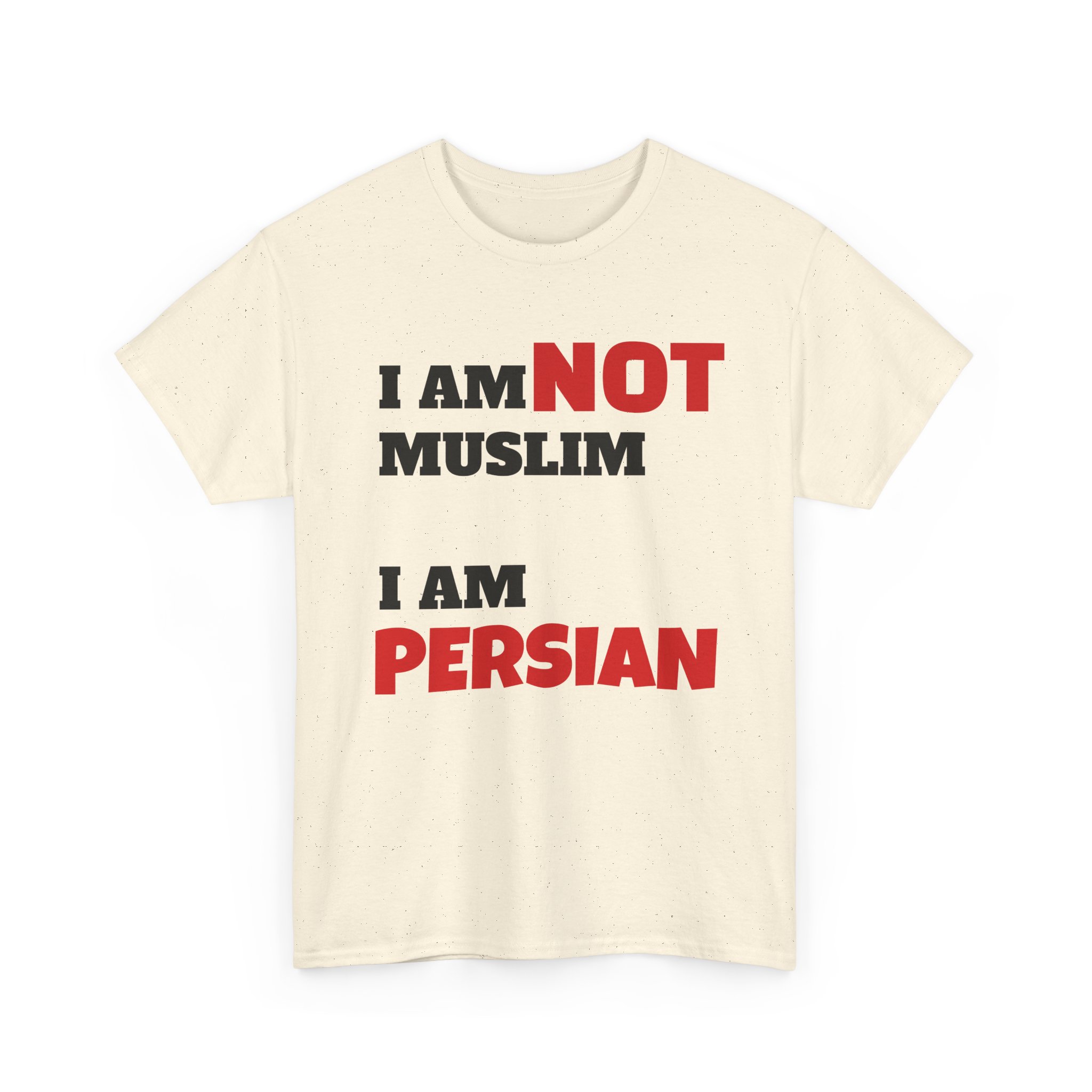 I Am NOT Muslim I Am Persian T-Shirt | Lion & Flag Persian Pride Tee - Image 11