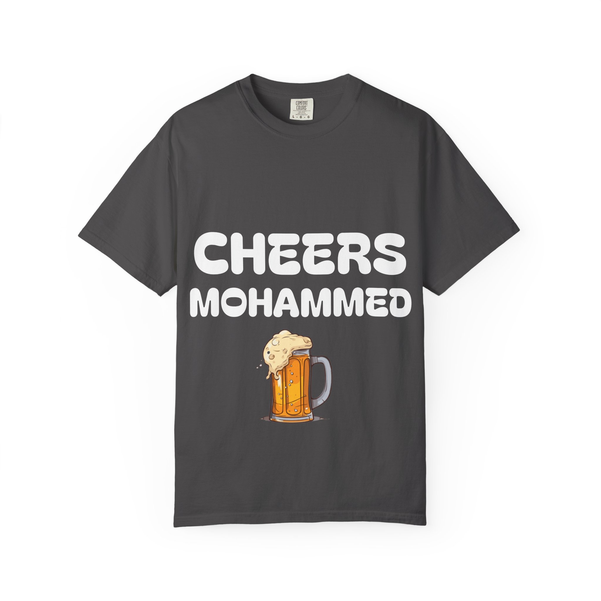 Cheers Mohammed T-shirt | Beer Mug Graphic Tee - Image 21