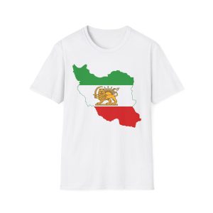Iran Flag Map T-Shirt — 'Make Iran Great Again' Political Pride Tee