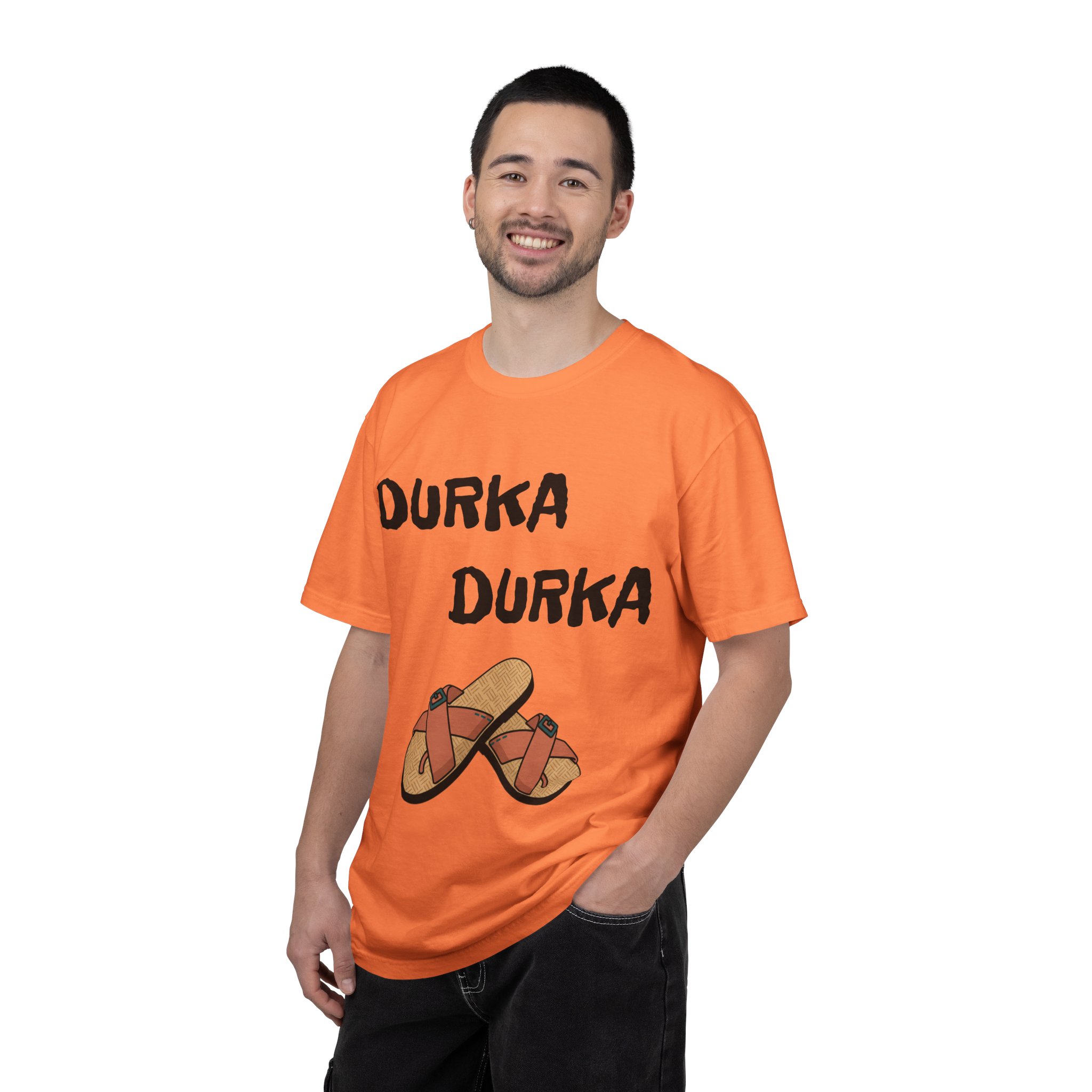 Durka Durka Sandals T-Shirt | Funny Text Graphic Tee - Image 8