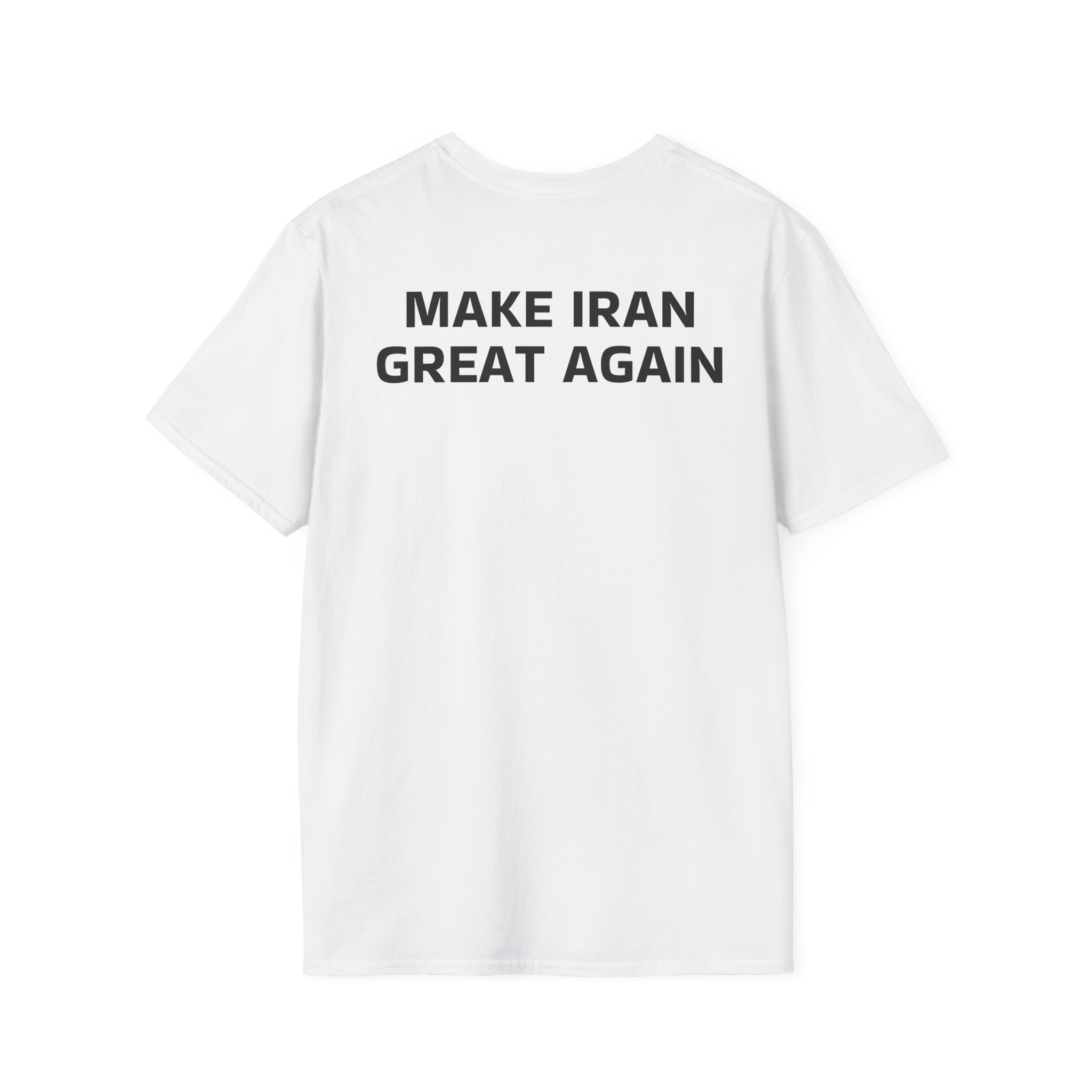 Iran Flag Map T-Shirt — 'Make Iran Great Again' Political Pride Tee - Image 2