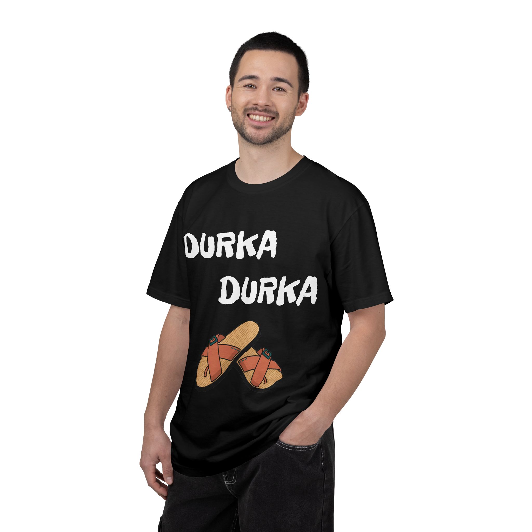 Durka Durka Sandals T-Shirt | Funny Text Graphic Tee - Image 32