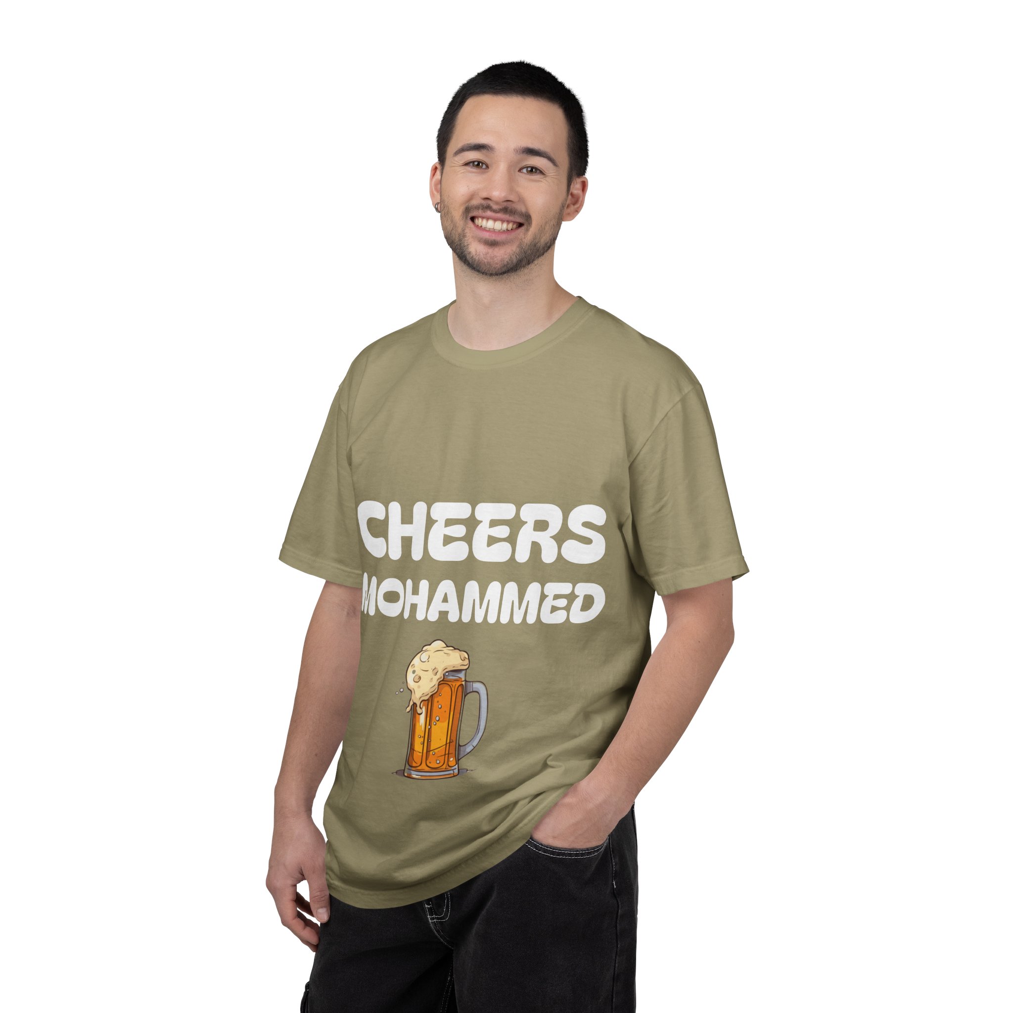 Cheers Mohammed T-shirt | Beer Mug Graphic Tee - Image 16
