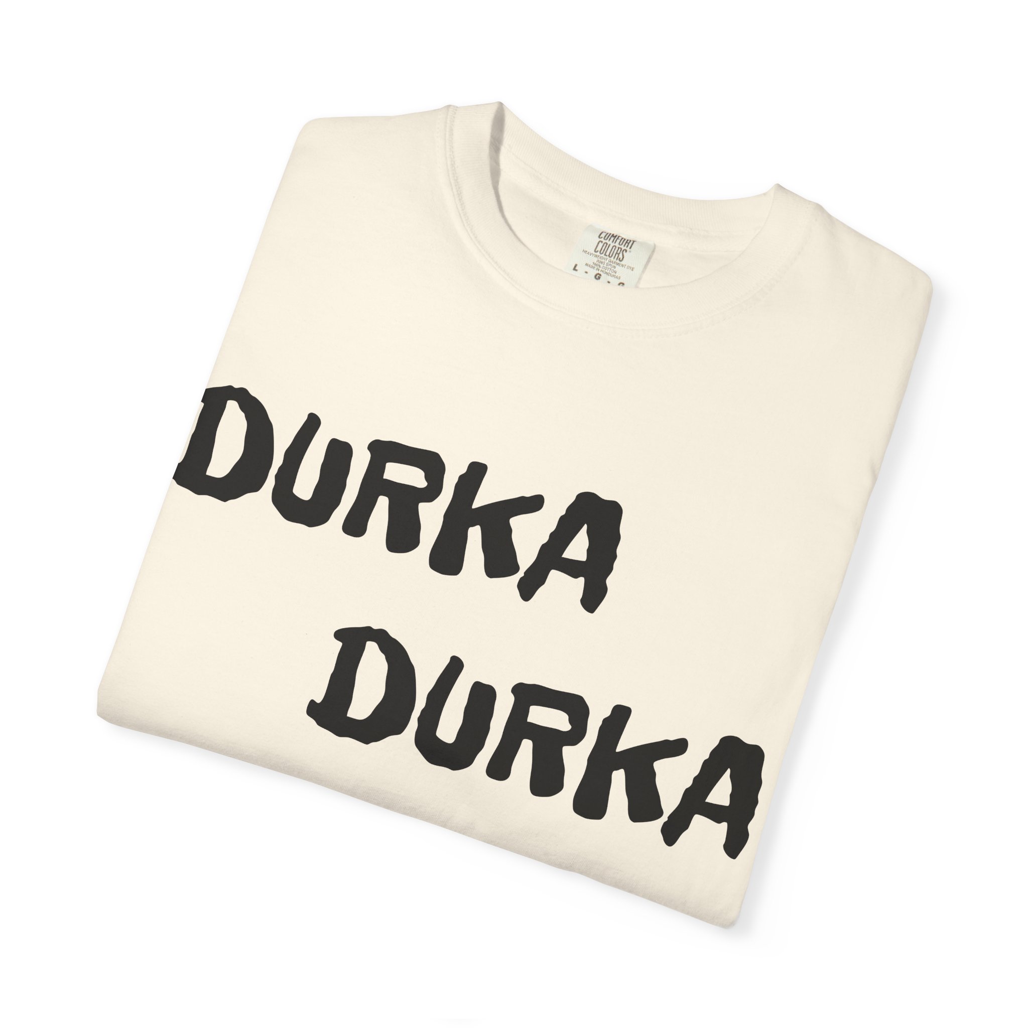 Durka Durka Sandals T-Shirt | Funny Text Graphic Tee - Image 11