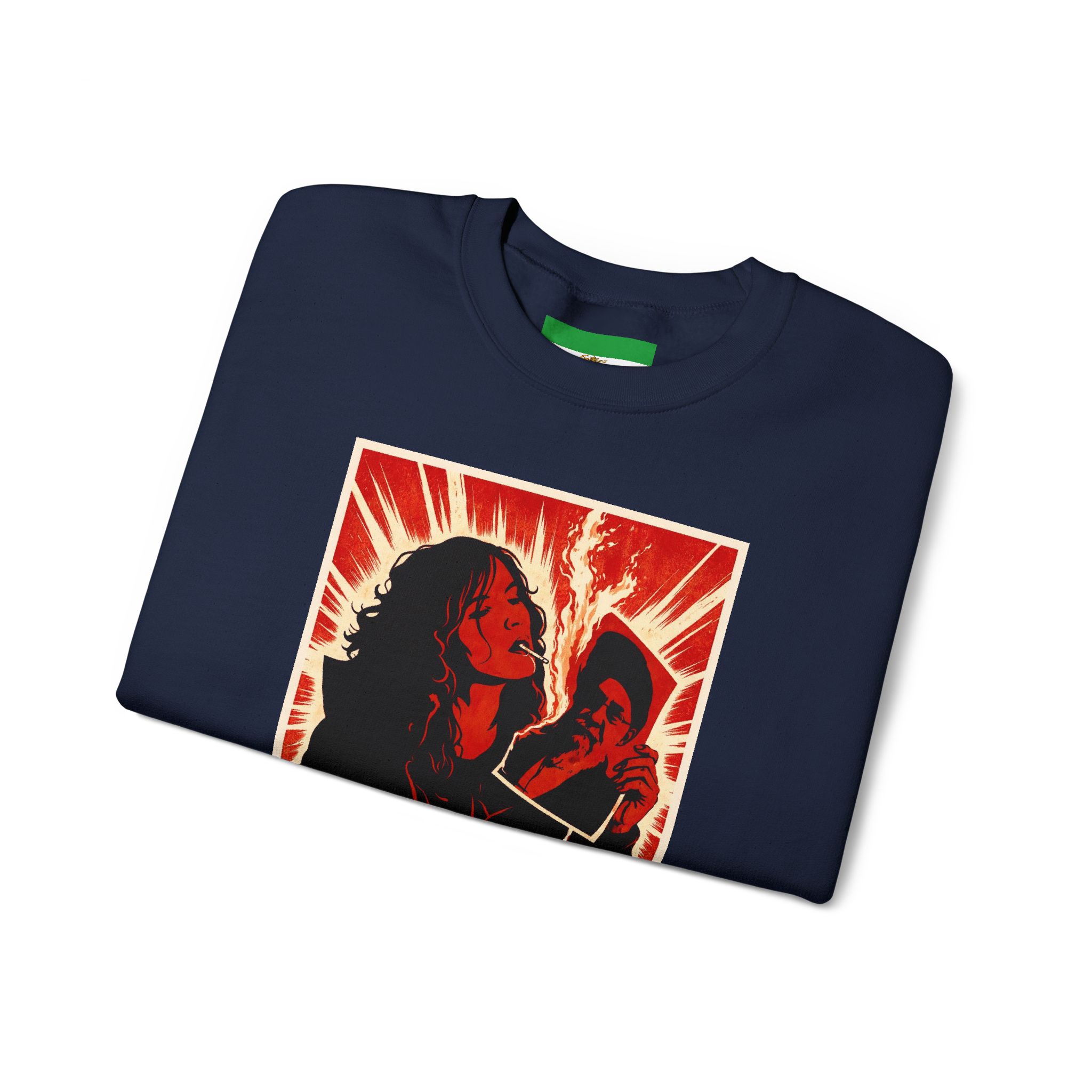 Freedom Protester Illustration Sweatshirt | Political Rally Graphic - Image 23