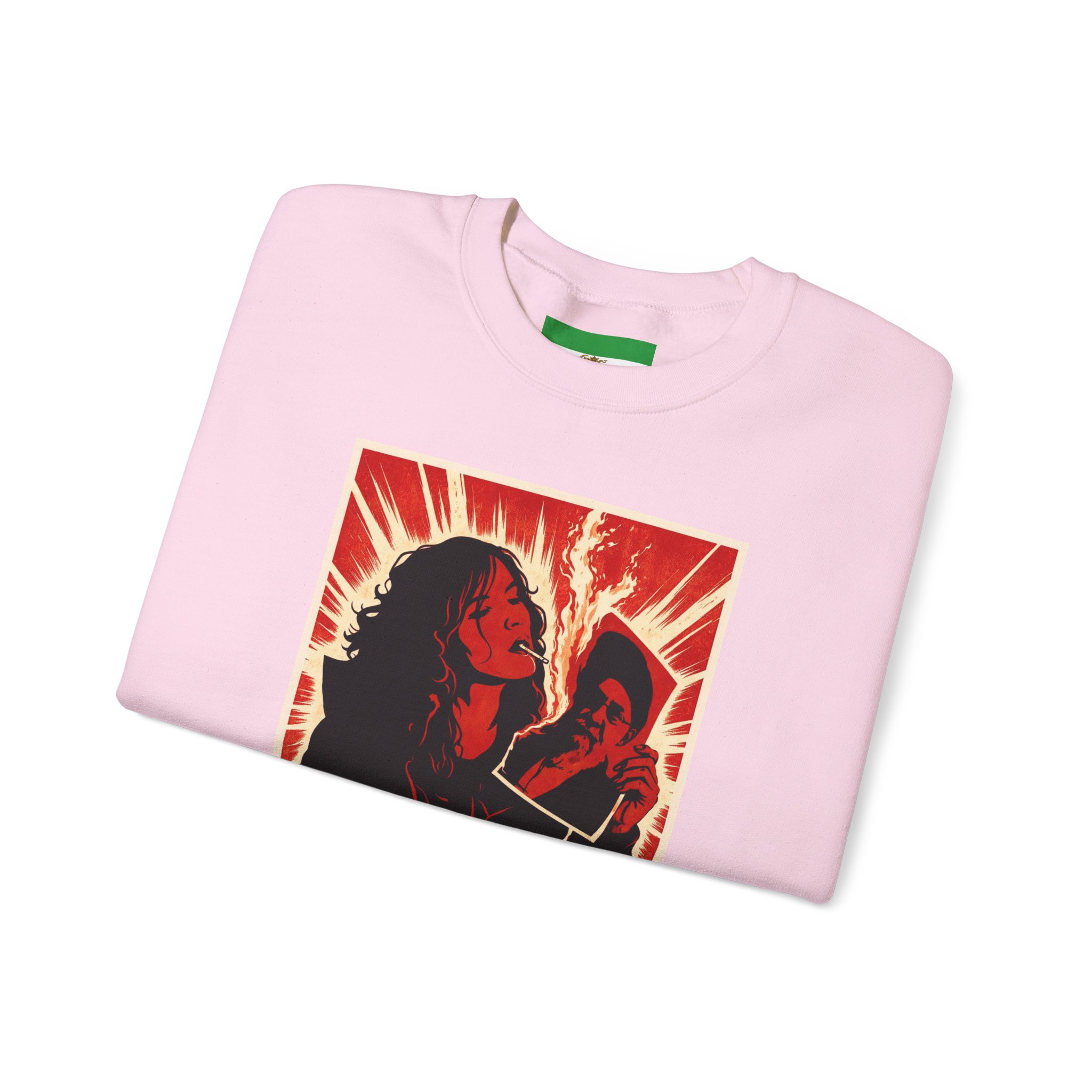 Freedom Protester Illustration Sweatshirt | Political Rally Graphic - Image 27