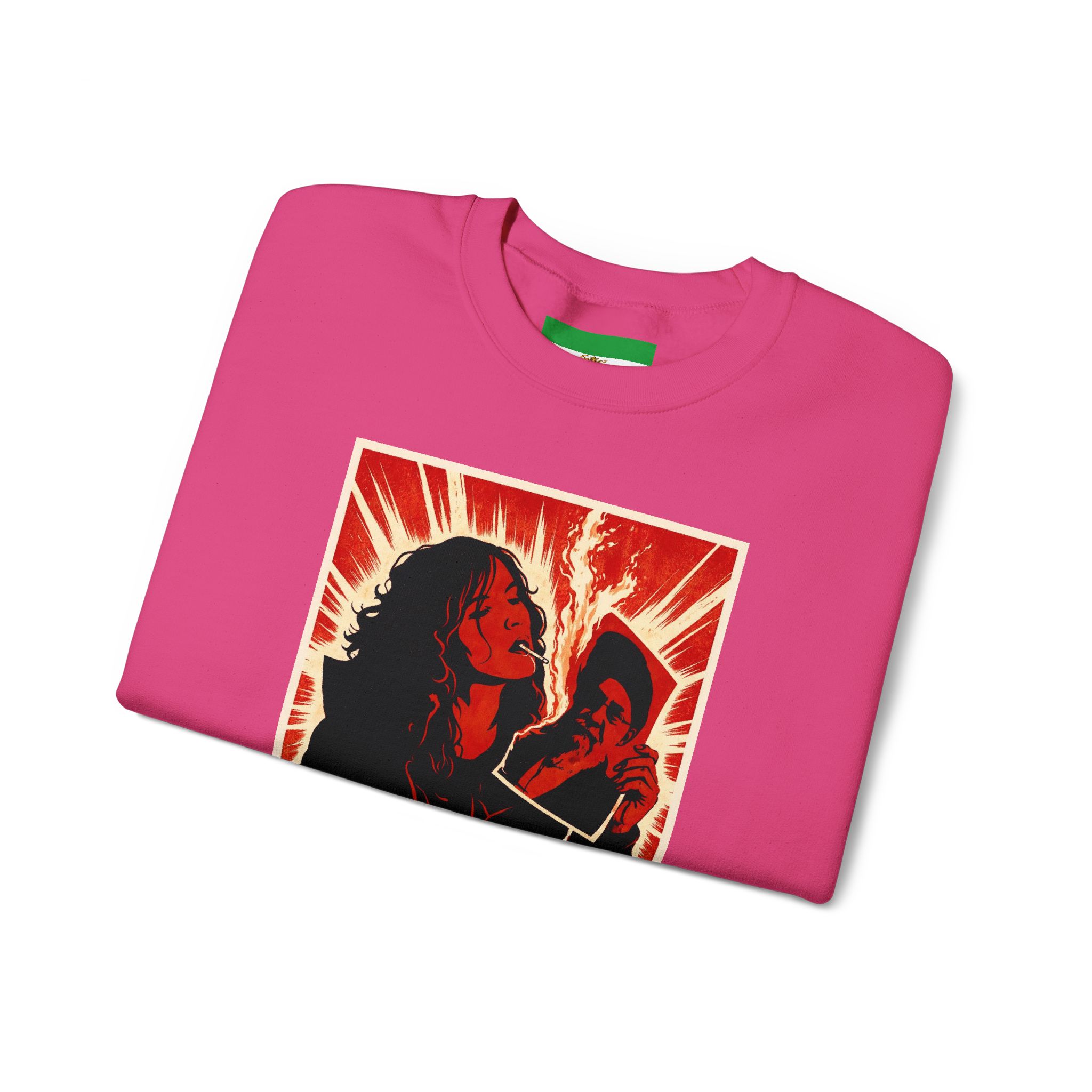 Freedom Protester Illustration Sweatshirt | Political Rally Graphic - Image 31