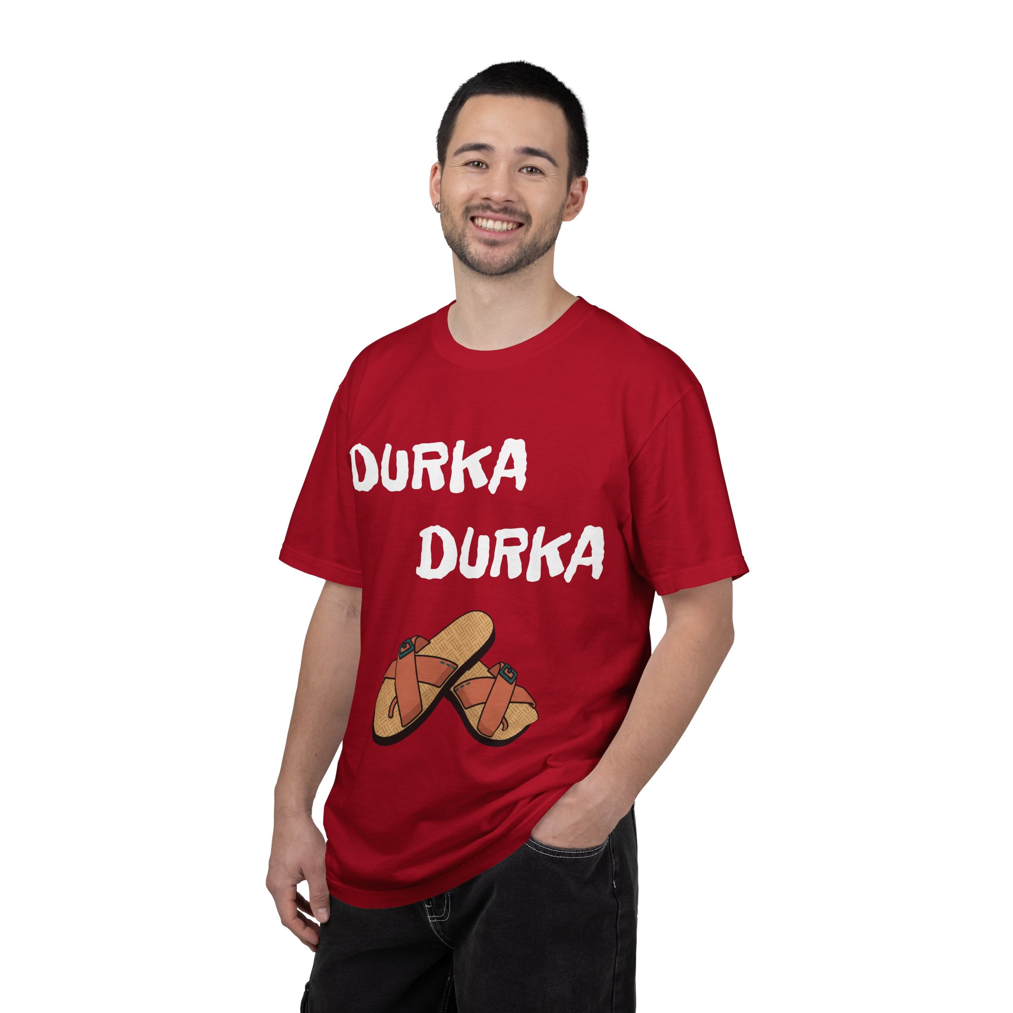Durka Durka Sandals T-Shirt | Funny Text Graphic Tee - Image 36