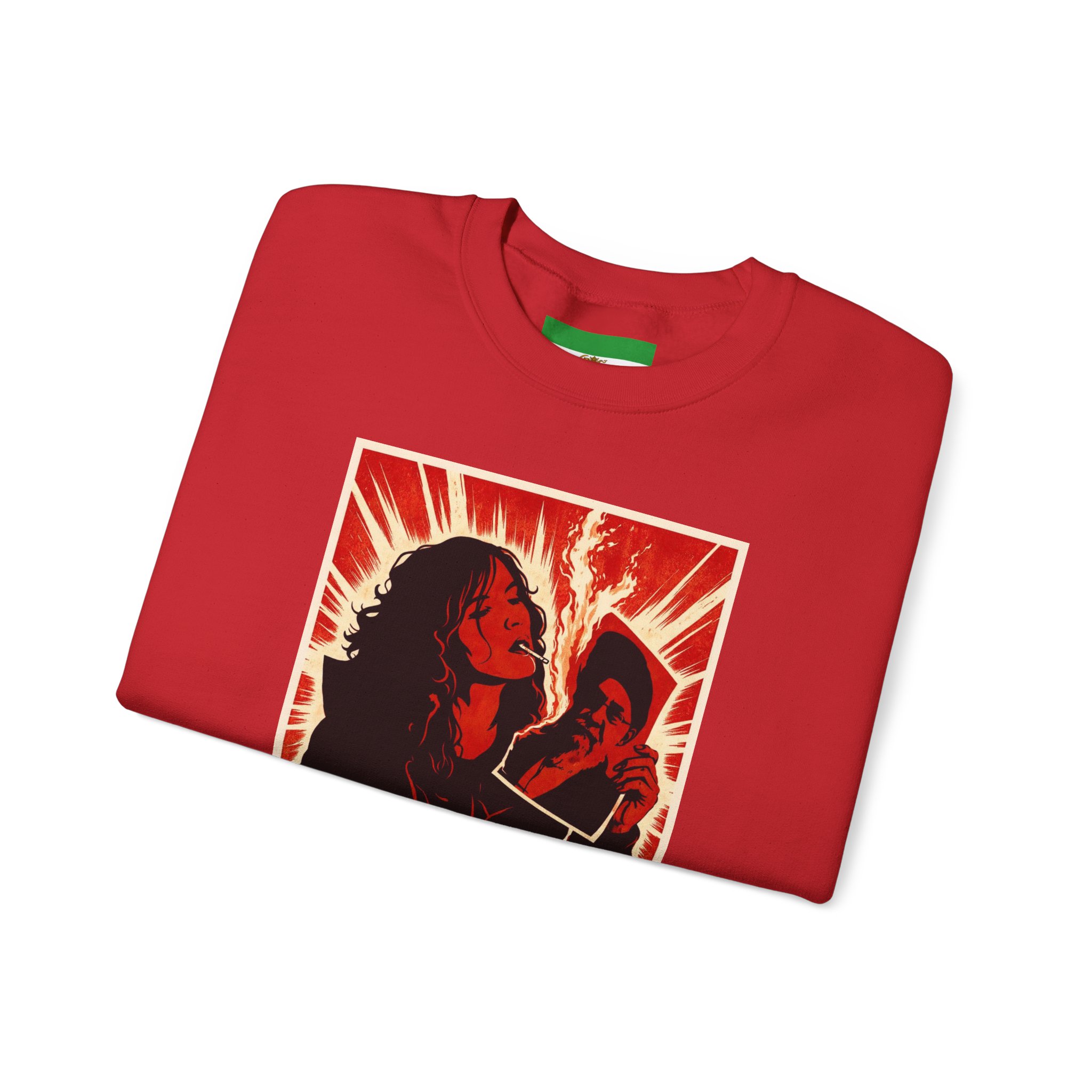 Freedom Protester Illustration Sweatshirt | Political Rally Graphic - Image 35