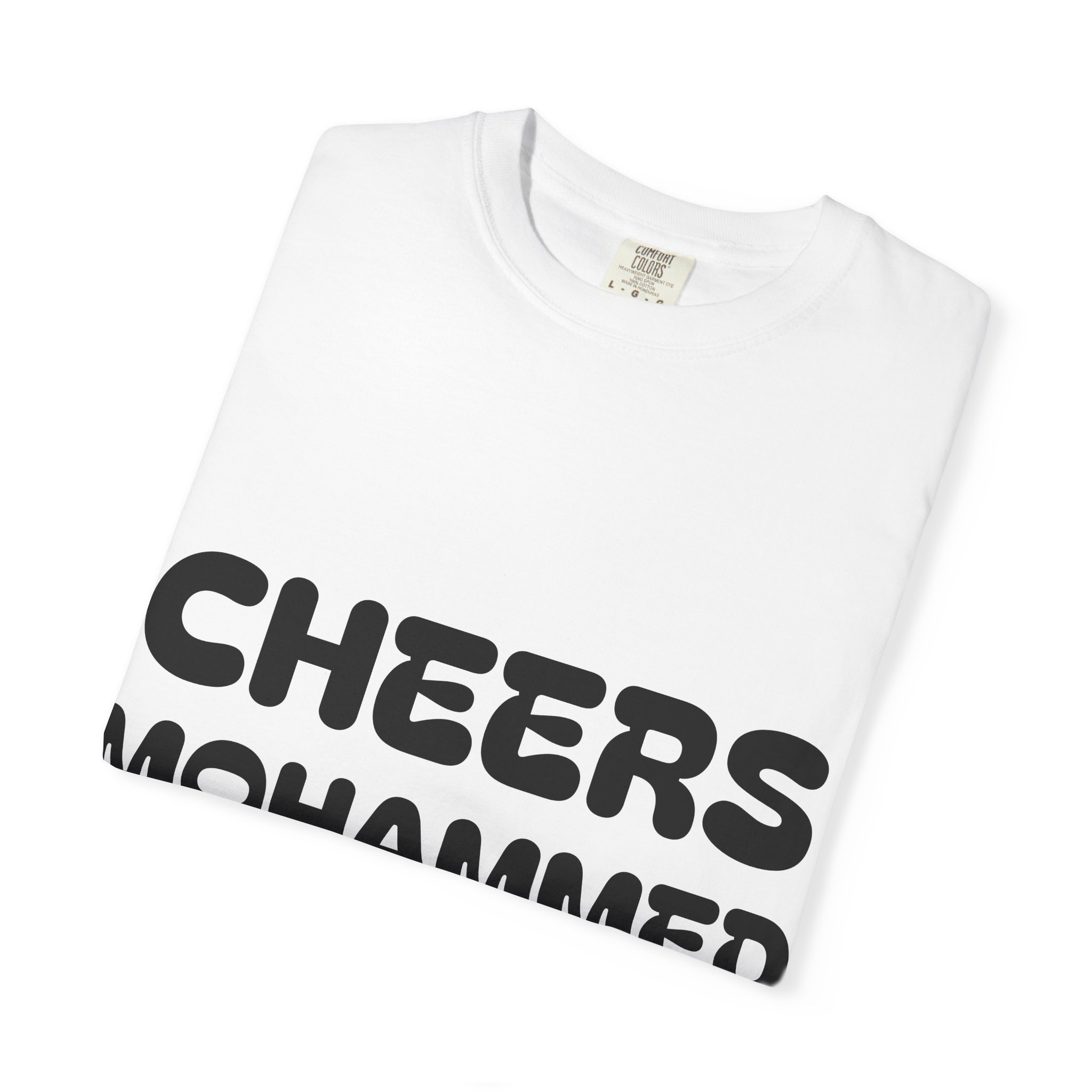 Cheers Mohammed T-shirt | Beer Mug Graphic Tee - Image 3